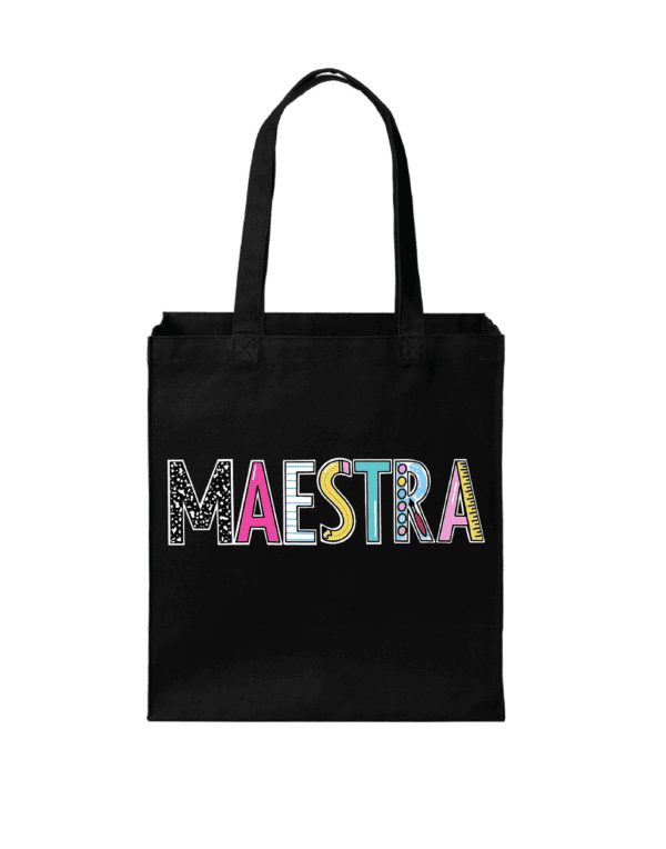 Black Cotton Tote (Choose The Design)
