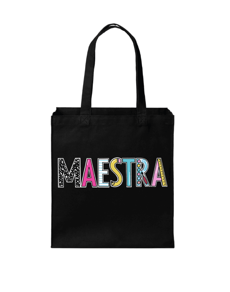 Black Cotton Tote (Choose The Design)