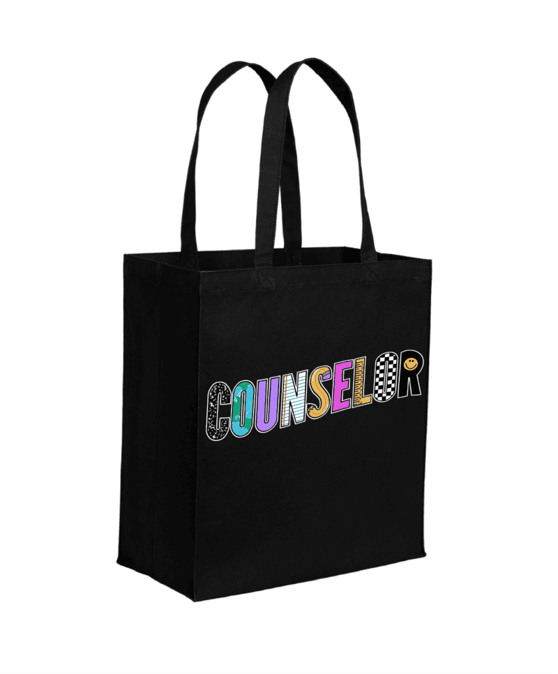 Black Cotton Tote (Choose The Design) - Image 7