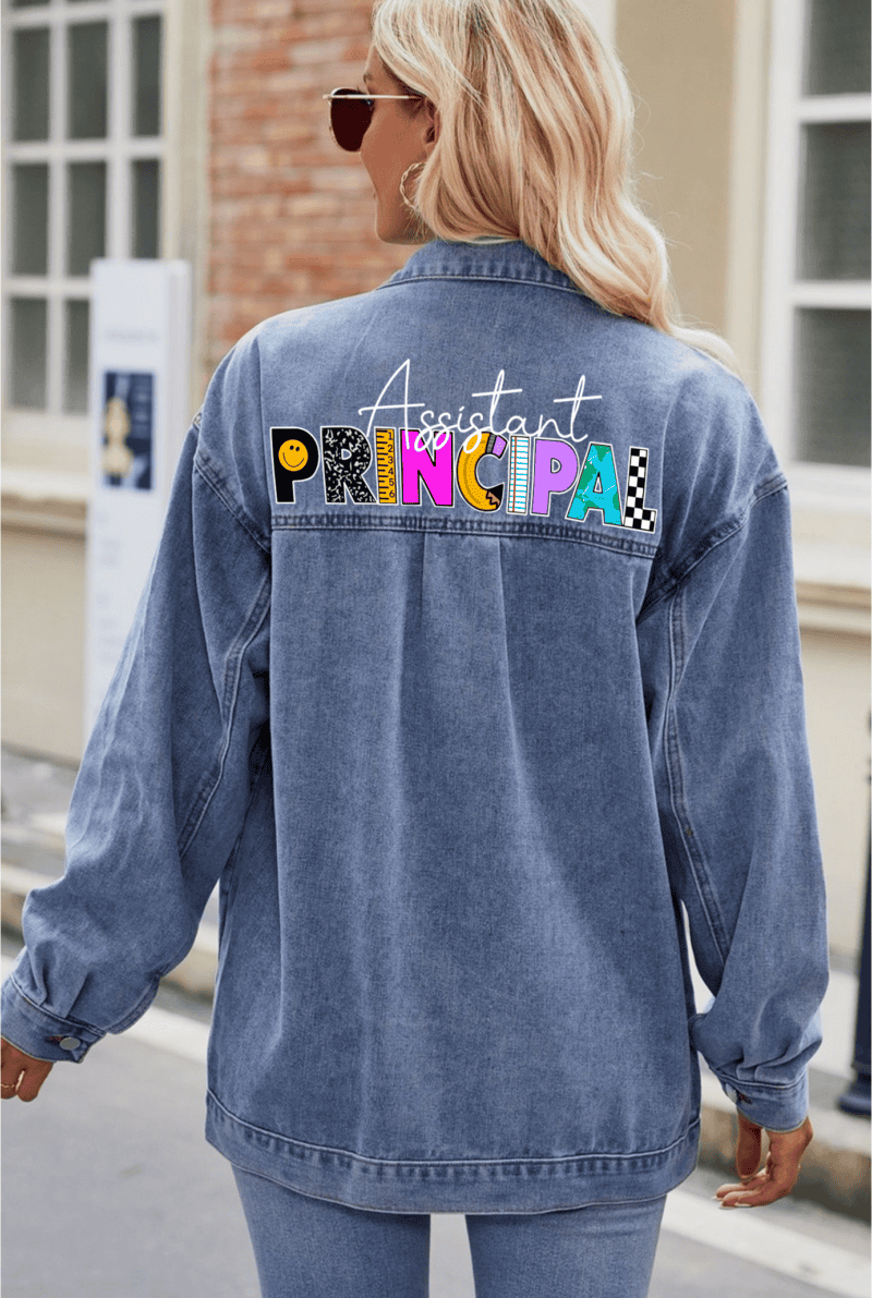 VINTAGE WASHED DENIM JACKET - Image 7