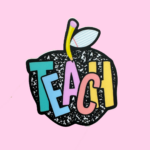 Teach Apple Sticker