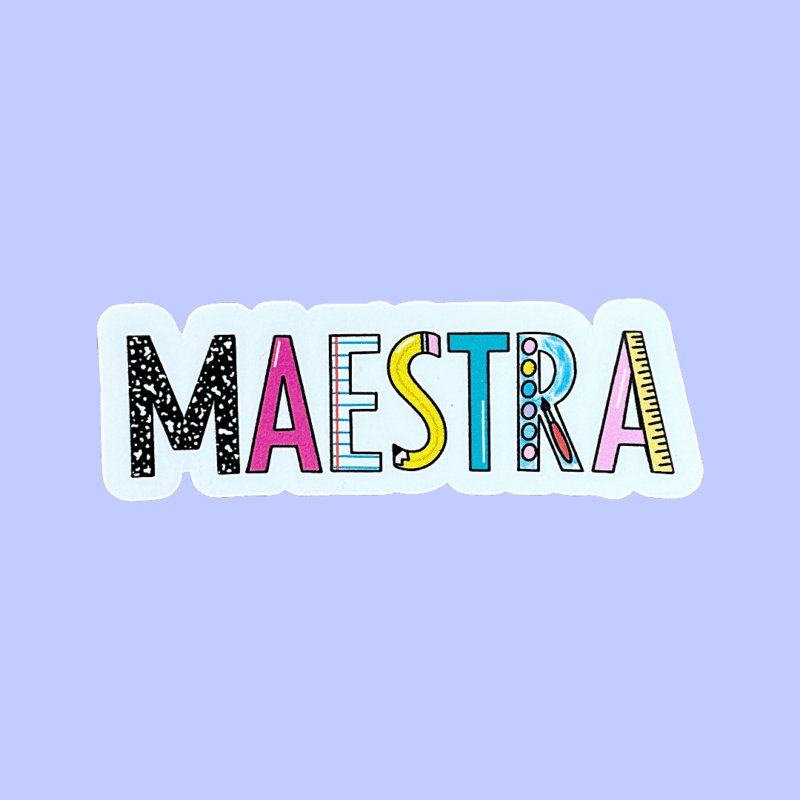 Maestra Sticker