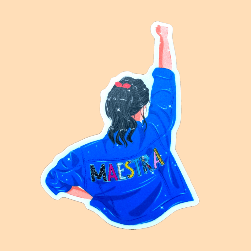 La Maestra Poderosa Sticker