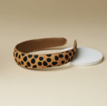 Genuine Leather Leopard headband