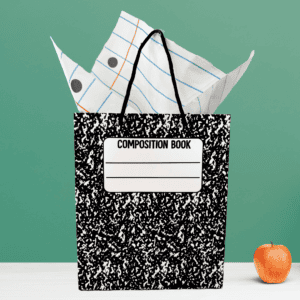 Composition Notebook Gift Bag