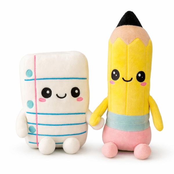 Pencil & Paper Classroom Plushy