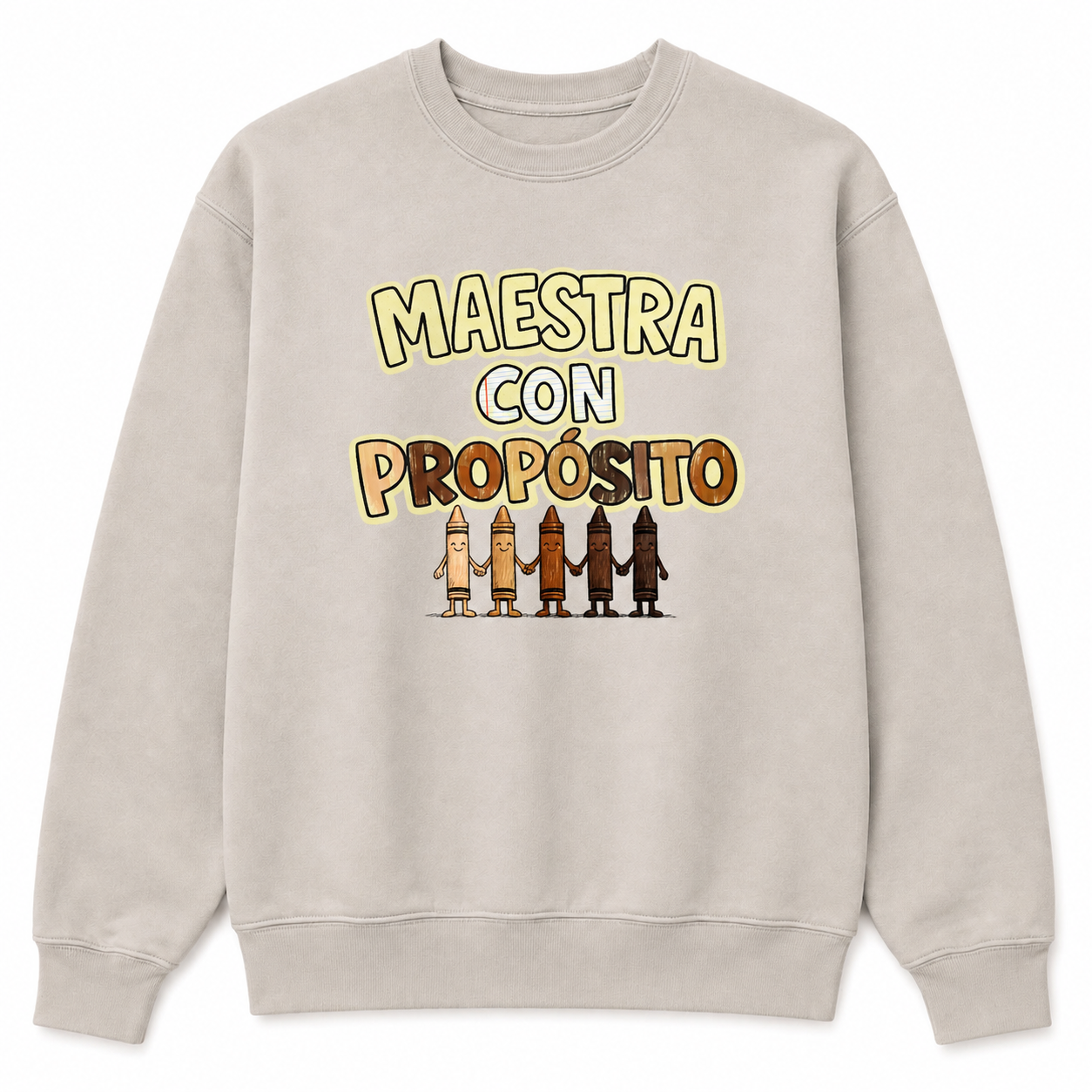 Maestra con propósito (sweatshirt)